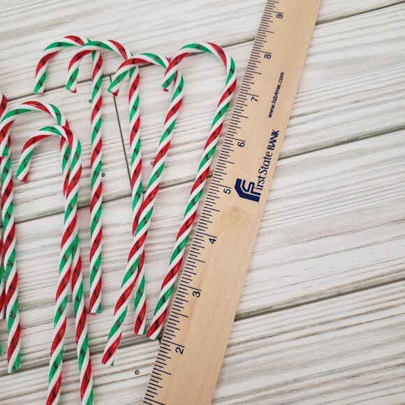 24 NEW  Candy Cane Christmas Ornaments NEW Tie on Tag - Picture 4 of 7